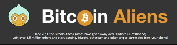 Logo Bitcoin Aliens