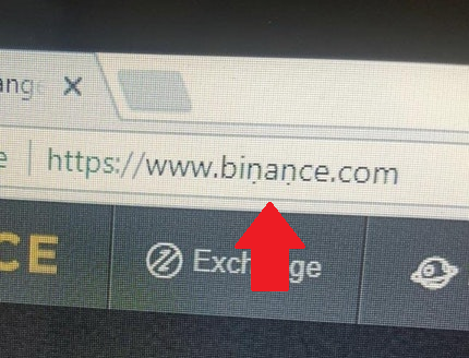 ponarejeno binance lažno predstavljanje